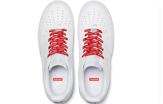 Nike x Supreme Air Force 1 Low 'Box Logo - White' Sneakers CU9225-100