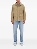Fortela patch-pocket suede jacket