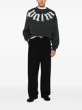 Palm Angels Big Neck Logo printed sweatshirt