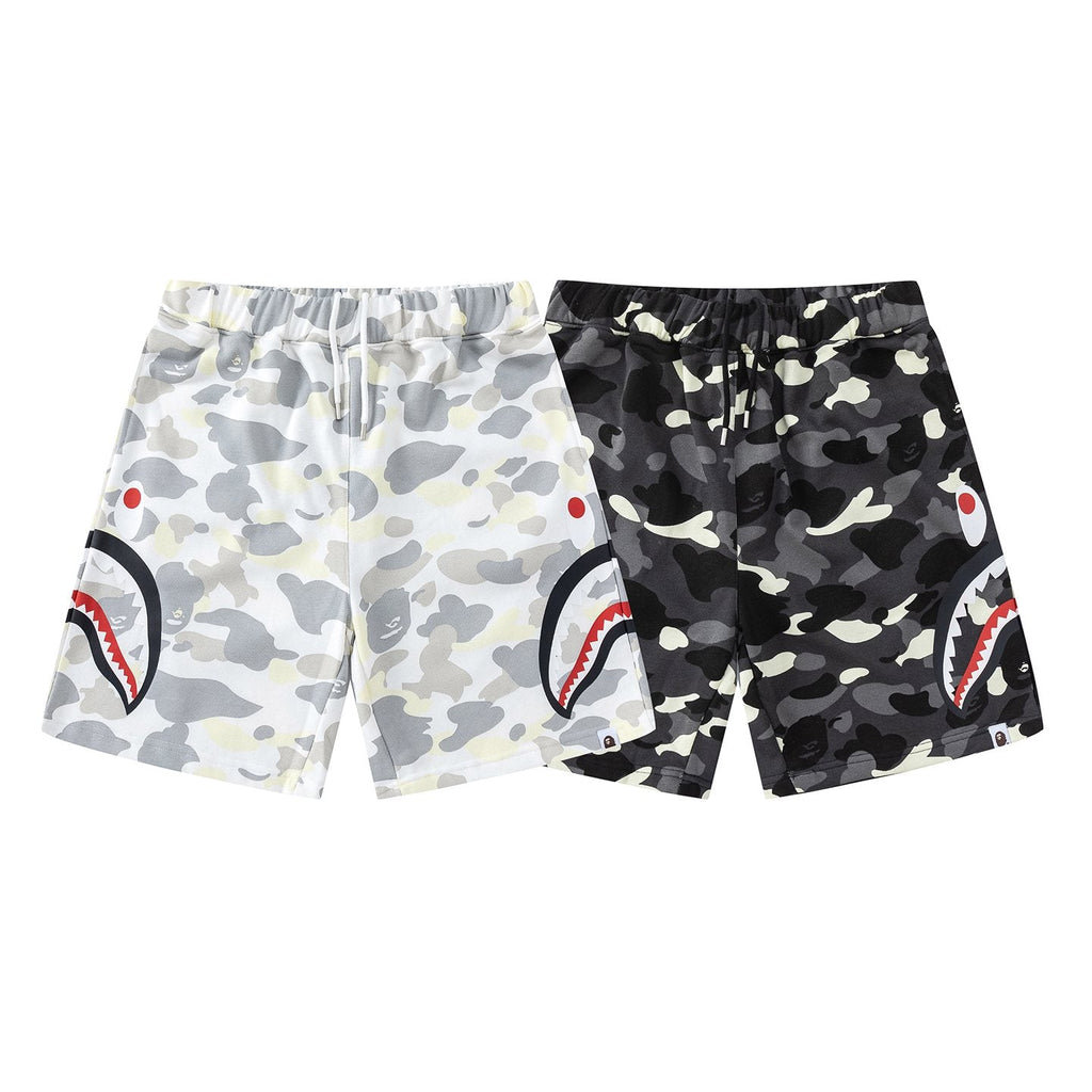 BAPE Shark Mouth Camouflage Shorts