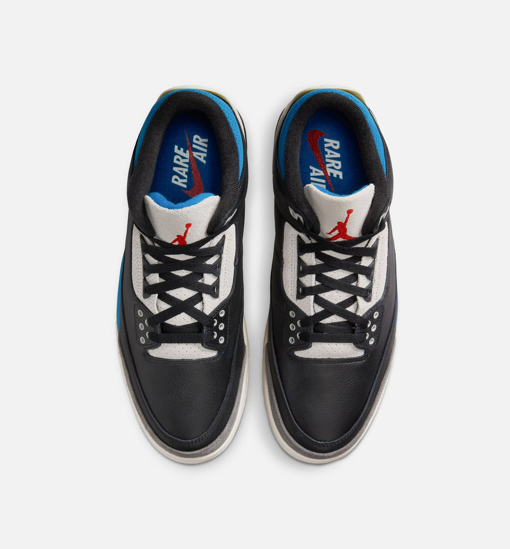 Air Jordan 3 Retro OG Rare Air | Men's Lifestyle Shoe | Black/Chile Red/Neutral Grey